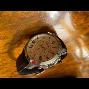 Fossil Leather Band Watch